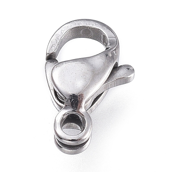 PandaHall 316 Surgical Stainless Steel Lobster Claw Clasps, Manual Polishing, Stainless Steel Color, 9x5.6x3mm, Hole: 1.2mm 316 Surgical...
PandaHall 316 Surgical Stainless Steel Lobster Claw Clasps, Manual Polishing, Stainless Steel Color, 9x5.6x3mm, Hole: 1.2mm 316 Surgical...