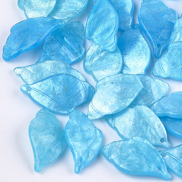PandaHall Cellulose Acetate(Resin) Pendants, Leaf, Deep Sky Blue, 23~24x13x4~4.5mm, Hole: 1.2mm Cellulose Acetate Leaf Blue
PandaHall Cellulose Acetate(Resin) Pendants, Leaf, Deep Sky Blue, 23~24x13x4~4.5mm, Hole: 1.2mm Cellulose Acetate Leaf Blue