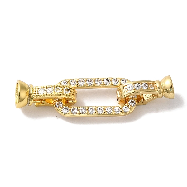 PandaHall Oval Rectangle Rack Plating Brass Micro Pave Clear Cubic Zirconia Fold Over Clasps, Long-lasting Plated, Lead Free & Cadmium Free...
PandaHall Oval Rectangle Rack Plating Brass Micro Pave Clear Cubic Zirconia Fold Over Clasps, Long-lasting Plated, Lead Free & Cadmium Free...