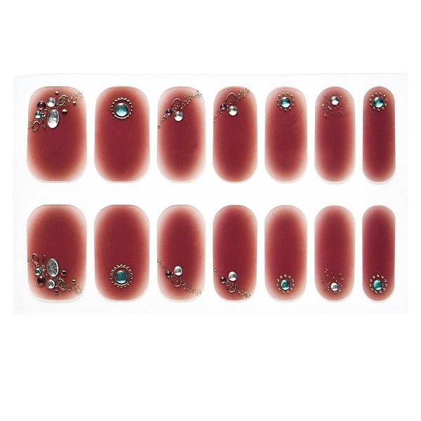 PandaHall Full Cover Nombre Nail Stickers, Self-Adhesive, for Nail Tips Decorations, Indian Red, 24x8mm, 14pcs/sheet Paper Others
PandaHall Full Cover Nombre Nail Stickers, Self-Adhesive, for Nail Tips Decorations, Indian Red, 24x8mm, 14pcs/sheet Paper Others