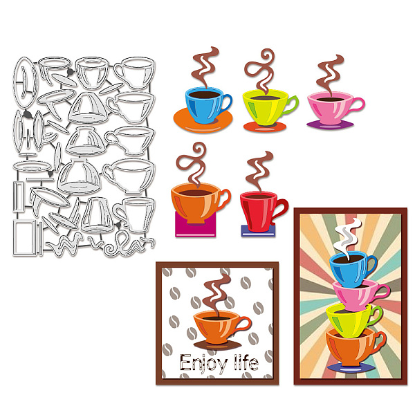 PandaHall Cup Carbon Steel Cutting Dies Stencils, for DIY Scrapbooking, Photo Album, Decorative Embossing Paper Card, Greeting Card Mold...
PandaHall Cup Carbon Steel Cutting Dies Stencils, for DIY Scrapbooking, Photo Album, Decorative Embossing Paper Card, Greeting Card Mold...