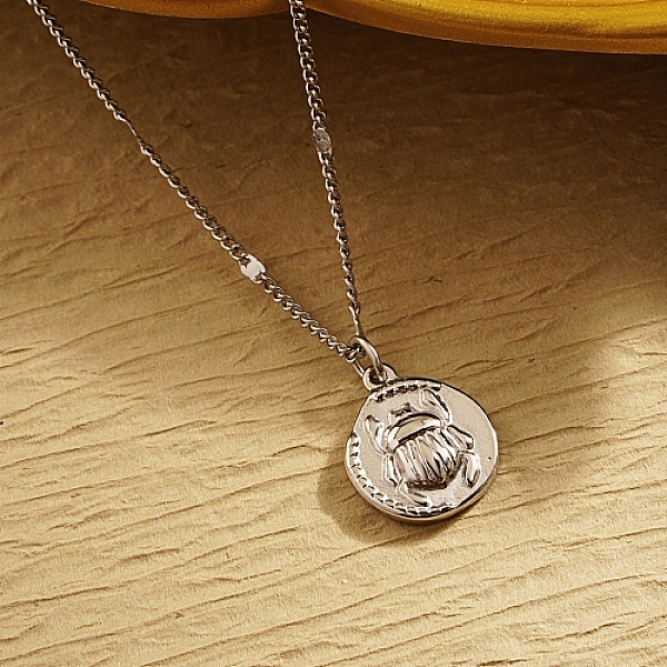 PandaHall Stainless Steel Pendant Necklaces, Beetle, Stainless Steel Color, 17.72 inch(45cm) Stainless Steel Beetle
PandaHall Stainless Steel Pendant Necklaces, Beetle, Stainless Steel Color, 17.72 inch(45cm) Stainless Steel Beetle