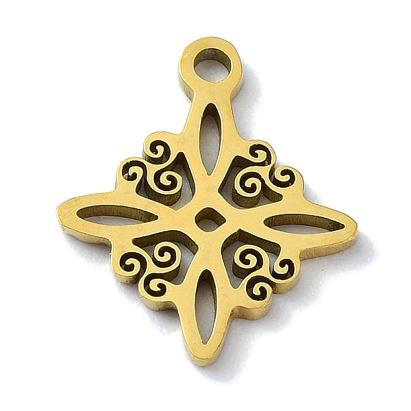 PandaHall 304 Stainless Steel Charms, Laser Cut, Witch Knot Charms, Golden, 13x11x1mm, Hole: 1mm 304 Stainless Steel Others
PandaHall 304 Stainless Steel Charms, Laser Cut, Witch Knot Charms, Golden, 13x11x1mm, Hole: 1mm 304 Stainless Steel Others