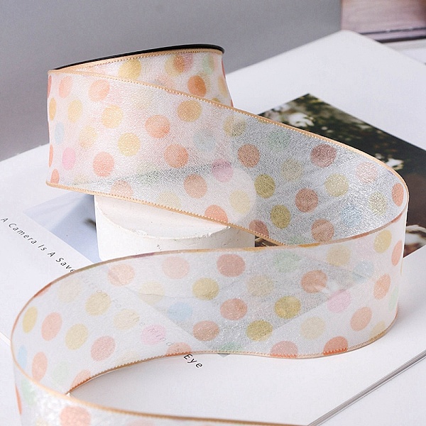 PandaHall 10 Yards Polka Dot Polyester Chiffon Ribbon, PeachPuff, 1 inch(25mm) Polyester Polka Dot Brown
PandaHall 10 Yards Polka Dot Polyester Chiffon Ribbon, PeachPuff, 1 inch(25mm) Polyester Polka Dot Brown