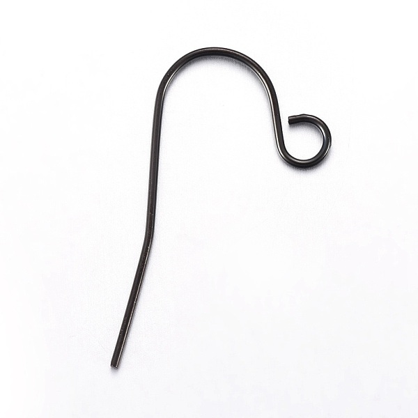 PandaHall Stainless Steel Earring Hooks, with Horizontal Loop, Electrophoresis Black, 23x13mm, Hole: 2.5mm, Pin: 0.7mm Stainless Steel
PandaHall Stainless Steel Earring Hooks, with Horizontal Loop, Electrophoresis Black, 23x13mm, Hole: 2.5mm, Pin: 0.7mm Stainless Steel