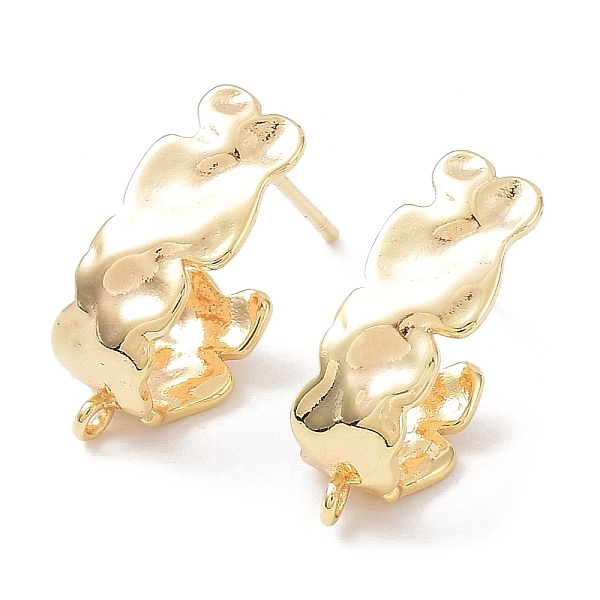 PandaHall Brass Stud Earring Finding, Half Hoop Earring Findings with Vertical Loop, Twist Oval, Real 18K Gold Plated, 17x6.5mm, Hole: 1.2mm...
PandaHall Brass Stud Earring Finding, Half Hoop Earring Findings with Vertical Loop, Twist Oval, Real 18K Gold Plated, 17x6.5mm, Hole: 1.2mm...