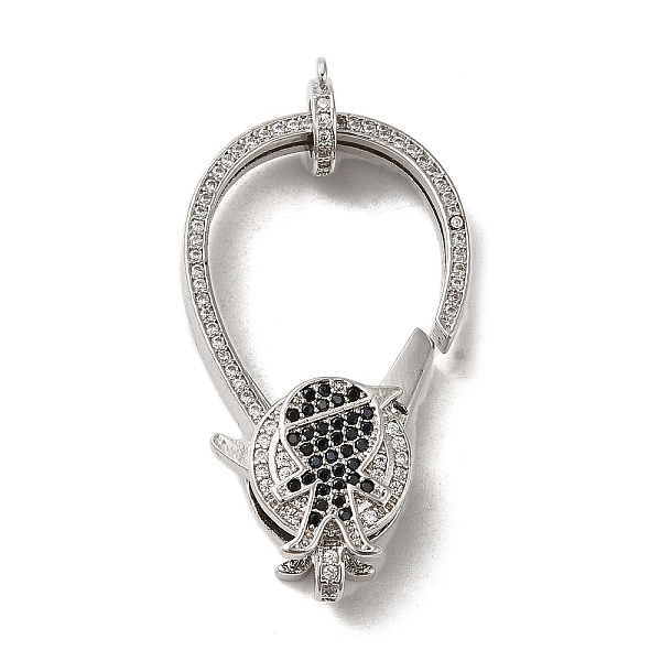 PandaHall Rack Plating Brass Micro Pave Cubic Zirconia Lobster Claw Clasps, Long-Lasting Plated, Lead Free & Cadmium Free, Human, Platinum..., Black
PandaHall Rack Plating Brass Micro Pave Cubic Zirconia Lobster Claw Clasps, Long-Lasting Plated, Lead Free & Cadmium Free, Human, Platinum..., Black