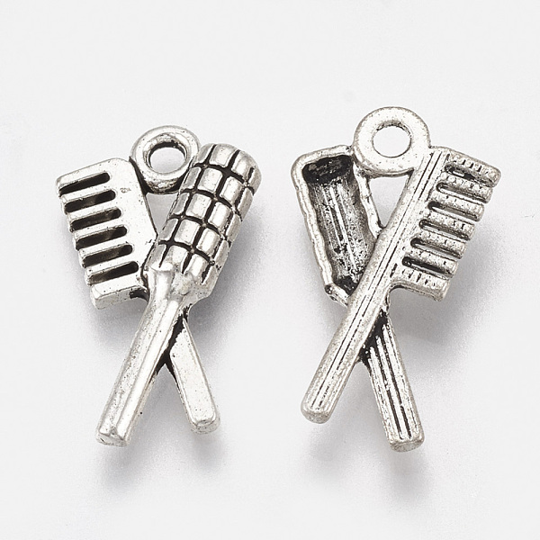 PandaHall Tibetan Style Alloy Pendants, Comb, Lead Free & Cadmium Free, Antique Silver, 20x12x3mm, Hole: 1.8mm, about 500pcs/500g Alloy
PandaHall Tibetan Style Alloy Pendants, Comb, Lead Free & Cadmium Free, Antique Silver, 20x12x3mm, Hole: 1.8mm, about 500pcs/500g Alloy