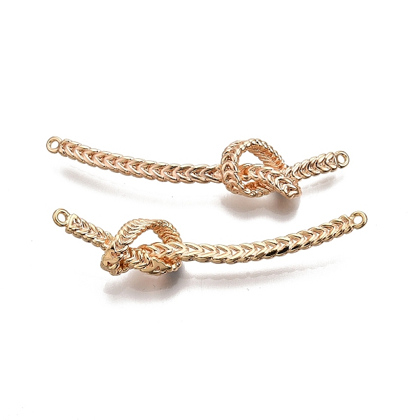 PandaHall Ion Plating(IP) Brass Connector Charms, Nickel Free, Knot, Real 18K Gold Plated, 49x9.5x6mm, Hole: 1.2mm Brass Others
PandaHall Ion Plating(IP) Brass Connector Charms, Nickel Free, Knot, Real 18K Gold Plated, 49x9.5x6mm, Hole: 1.2mm Brass Others