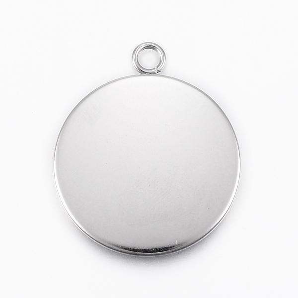 PandaHall 304 Stainless Steel Pendant Cabochon Settings, Flat Round, Stainless Steel Color, Tray: 25mm, 32x27x2mm, Hole: 3mm 304 Stainless...
PandaHall 304 Stainless Steel Pendant Cabochon Settings, Flat Round, Stainless Steel Color, Tray: 25mm, 32x27x2mm, Hole: 3mm 304 Stainless...