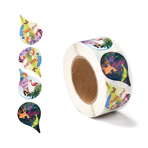 PandaHall Word Thank You Teardrop Roll Stickers, Self-Adhesive Paper Gift Tag Stickers, for Party, Decorative Presents, Animal Pattern...
PandaHall Word Thank You Teardrop Roll Stickers, Self-Adhesive Paper Gift Tag Stickers, for Party, Decorative Presents, Animal Pattern...