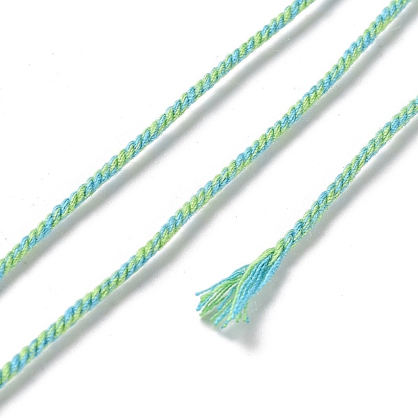PandaHall Polyester Twisted Cord, Round, for DIY Jewelry Making, Pale Green, 1.2mm, about 38.28 Yards(35m)/Roll Polyester
PandaHall Polyester Twisted Cord, Round, for DIY Jewelry Making, Pale Green, 1.2mm, about 38.28 Yards(35m)/Roll Polyester
