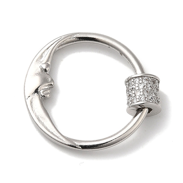 PandaHall Rack Plating Brass Micro Pave Clear Cubic Zirconia Screw Carabiner Lock Charms, for Necklaces Making, Lead Free & Cadmium Free...
PandaHall Rack Plating Brass Micro Pave Clear Cubic Zirconia Screw Carabiner Lock Charms, for Necklaces Making, Lead Free & Cadmium Free...