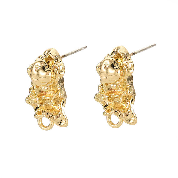 PandaHall Alloy Stud Earring Findings, with Loop, Cadmium Free & Lead Free, Light Gold, 18x10mm, Hole: 2mm, Pin: 0.7mm Alloy Others
PandaHall Alloy Stud Earring Findings, with Loop, Cadmium Free & Lead Free, Light Gold, 18x10mm, Hole: 2mm, Pin: 0.7mm Alloy Others