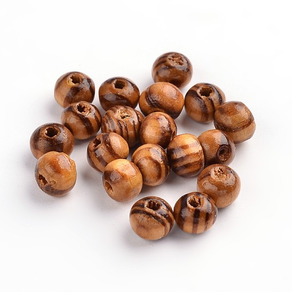 PandaHall Round Natural Wood Beads, Dyed, Lead Free, Burlywood, 6x5mm, Hole: 2mm Wood Round Orange
PandaHall Round Natural Wood Beads, Dyed, Lead Free, Burlywood, 6x5mm, Hole: 2mm Wood Round Orange