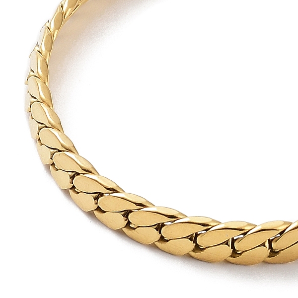 PandaHall Ion Plating(IP) 304 Stainless Steel Curb Chain Bracelet, Golden, 6-3/4 inch(17.3cm) 304 Stainless Steel
PandaHall Ion Plating(IP) 304 Stainless Steel Curb Chain Bracelet, Golden, 6-3/4 inch(17.3cm) 304 Stainless Steel