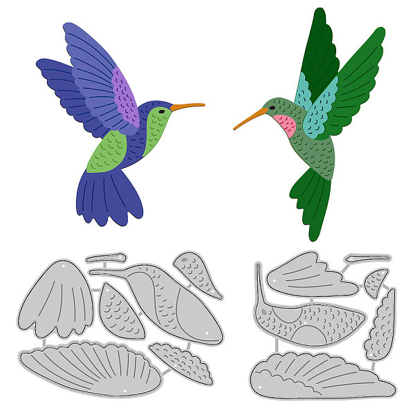 PandaHall GLOBLELAND 2 Sets Layered Hummingbird Cutting Dies for Card Making Bird Animal Carbon Steel Embossing Stencils Template for...
PandaHall GLOBLELAND 2 Sets Layered Hummingbird Cutting Dies for Card Making Bird Animal Carbon Steel Embossing Stencils Template for...
