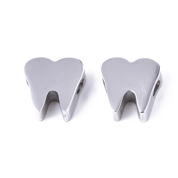 PandaHall 304 Stainless Steel Beads, Tooth Shape, Stainless Steel Color, 8x8x3mm, Hole: 1.8mm 304 Stainless Steel Body
PandaHall 304 Stainless Steel Beads, Tooth Shape, Stainless Steel Color, 8x8x3mm, Hole: 1.8mm 304 Stainless Steel Body