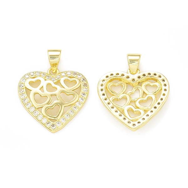 PandaHall Rack Plating Brass Micro Pave Clear Cubic Zirconia Pendants, Cadmium Free & Lead Free, Long-Lasting Plated, Hollow Heart Charm...
PandaHall Rack Plating Brass Micro Pave Clear Cubic Zirconia Pendants, Cadmium Free & Lead Free, Long-Lasting Plated, Hollow Heart Charm...