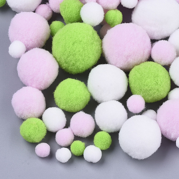 PandaHall DIY Doll Craft Polyester High-elastic Pom Pom Ball, Round, Mixed Color, 7~29mm Polyester Multicolor
PandaHall DIY Doll Craft Polyester High-elastic Pom Pom Ball, Round, Mixed Color, 7~29mm Polyester Multicolor