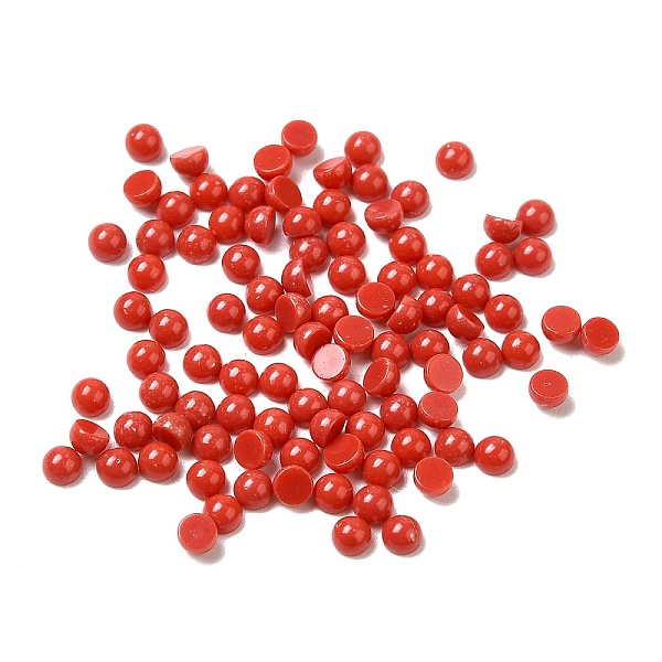 PandaHall Synthetic Coral Dome/Half Round Cabochons, 2x1mm Synthetic Coral Half Round
PandaHall Synthetic Coral Dome/Half Round Cabochons, 2x1mm Synthetic Coral Half Round
