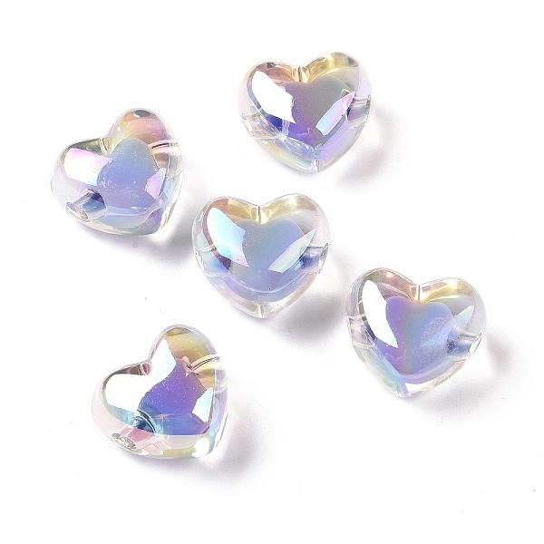 PandaHall Transparent Acrylic Beads, Bead in Bead, AB Color Plated, Heart, Lilac, 19x21.5x14mm, Hole: 3.5mm Acrylic Heart Purple
PandaHall Transparent Acrylic Beads, Bead in Bead, AB Color Plated, Heart, Lilac, 19x21.5x14mm, Hole: 3.5mm Acrylic Heart Purple