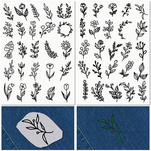 PandaHall PVA Water-soluble Embroidery Aid Drawing Sketch, Rectangle, Leaf, 297x210mmm, 2pcs/set Plastic Leaf
PandaHall PVA Water-soluble Embroidery Aid Drawing Sketch, Rectangle, Leaf, 297x210mmm, 2pcs/set Plastic Leaf