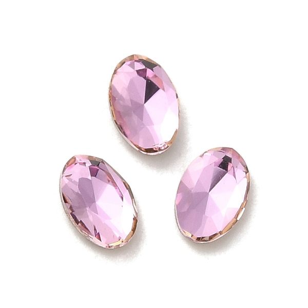 PandaHall Glass Rhinestone Cabochons, Point Back & Back Plated, Faceted, Oval, Light Rose, 6x4x2mm Glass Rhinestone Oval Pink
PandaHall Glass Rhinestone Cabochons, Point Back & Back Plated, Faceted, Oval, Light Rose, 6x4x2mm Glass Rhinestone Oval Pink