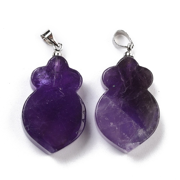 PandaHall Natural Amethyst Pendants, with Platinum Brass Findings, Carrot, 29~30x17x6mm, Hole: 5mm Amethyst Vegetables
PandaHall Natural Amethyst Pendants, with Platinum Brass Findings, Carrot, 29~30x17x6mm, Hole: 5mm Amethyst Vegetables