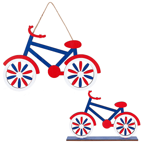 PandaHall AHADERMAKER 2Pcs 2 Style Independence Day Bicycle Boxwood Home Display Decorations & Pendant Ornaments, for Office Home Table and...
PandaHall AHADERMAKER 2Pcs 2 Style Independence Day Bicycle Boxwood Home Display Decorations & Pendant Ornaments, for Office Home Table and...