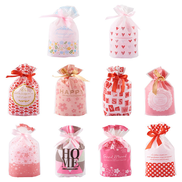 PandaHall Magibeads 50Pcs 10 Style Plastic Baking Bags, Drawstring Bags, for Christmas Wedding Party Birthday Engagement Holiday Favor...
PandaHall Magibeads 50Pcs 10 Style Plastic Baking Bags, Drawstring Bags, for Christmas Wedding Party Birthday Engagement Holiday Favor...