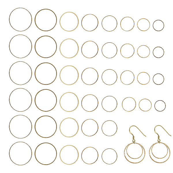 PandaHall CHGCRAFT 240Pcs 8 Sizes Earrings Beading Hoop Round Earring Circle Charms Open Bezel Pendant Frame for Dangle Earrings Jewelry...
PandaHall CHGCRAFT 240Pcs 8 Sizes Earrings Beading Hoop Round Earring Circle Charms Open Bezel Pendant Frame for Dangle Earrings Jewelry...
