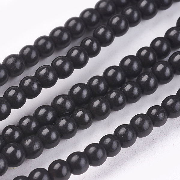 PandaHall 1 Strand Dyed Black Round Synthetic Turquoise Beads Strands, 4mm, Hole: 1mm, about 110pcs/strand, 15.6 inch Synthetic Turquoise...
PandaHall 1 Strand Dyed Black Round Synthetic Turquoise Beads Strands, 4mm, Hole: 1mm, about 110pcs/strand, 15.6 inch Synthetic Turquoise...