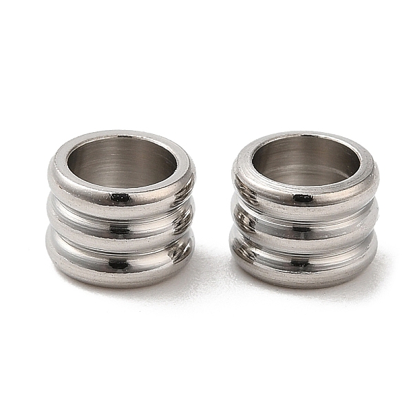 PandaHall 304 Stainless Steel European Beads, Large Hole Beads, Grooved Beads, Column, Stainless Steel Color, 6x4.5mm, Hole: 4mm 304...
PandaHall 304 Stainless Steel European Beads, Large Hole Beads, Grooved Beads, Column, Stainless Steel Color, 6x4.5mm, Hole: 4mm 304...