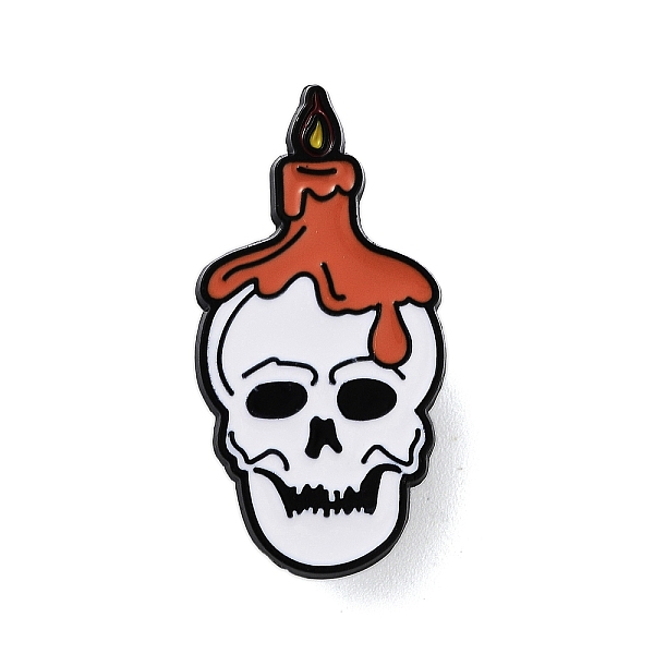 PandaHall Halloween Theme Black Alloy Brooches, Enamel Pins, Skull, 20x15.5x1.5mm Alloy+Enamel Skull White
PandaHall Halloween Theme Black Alloy Brooches, Enamel Pins, Skull, 20x15.5x1.5mm Alloy+Enamel Skull White