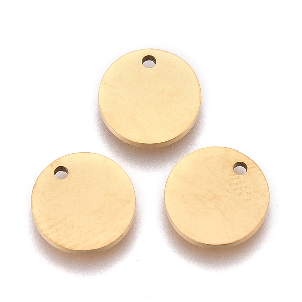PandaHall Ion Plating(IP) 304 Stainless Steel Charms, Polished, Stamping Blank Tag, Laser Cut, Flat Round, Golden, 7.8x1mm, Hole: 0.9mm 304...
PandaHall Ion Plating(IP) 304 Stainless Steel Charms, Polished, Stamping Blank Tag, Laser Cut, Flat Round, Golden, 7.8x1mm, Hole: 0.9mm 304...