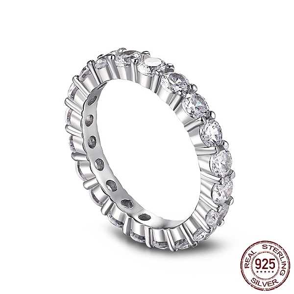 PandaHall Rhodium Plated 925 Sterling Silver Micro Pave Cubic Zirconia Finger Ring for Women, Real Platinum Plated, Clear, 3mm, US Size 7...
PandaHall Rhodium Plated 925 Sterling Silver Micro Pave Cubic Zirconia Finger Ring for Women, Real Platinum Plated, Clear, 3mm, US Size 7...
