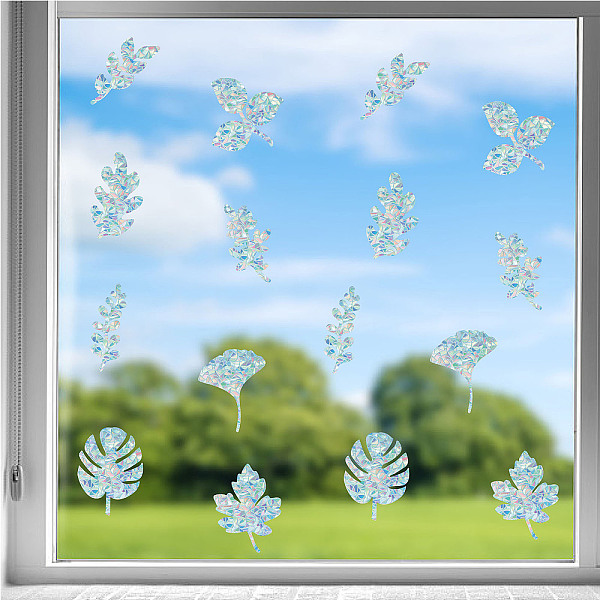 PandaHall 16 Sheets 4 Styles Waterproof PVC Colored Laser Stained Window Film Static Stickers, Electrostatic Window Decals, Leaf Pattern...
PandaHall 16 Sheets 4 Styles Waterproof PVC Colored Laser Stained Window Film Static Stickers, Electrostatic Window Decals, Leaf Pattern...