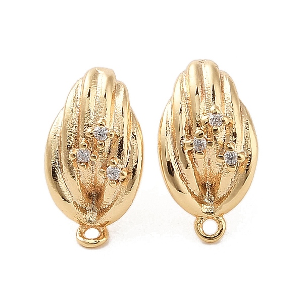 PandaHall Brass with Clear Cubic Zirconia Stud Earring Findings, Leaf, Real 18K Gold Plated, 15x8mm, Hole: 1mm, Pin: 0.7x12mm Brass+Cubic...
PandaHall Brass with Clear Cubic Zirconia Stud Earring Findings, Leaf, Real 18K Gold Plated, 15x8mm, Hole: 1mm, Pin: 0.7x12mm Brass+Cubic...