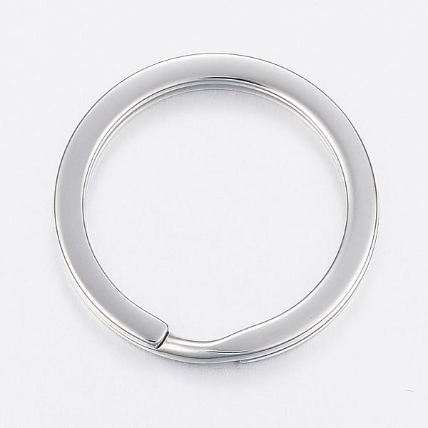 PandaHall 304 Stainless Steel Keychain Clasps, Split Key Rings, Stainless Steel Color, 28x2.7mm 304 Stainless Steel Ring
PandaHall 304 Stainless Steel Keychain Clasps, Split Key Rings, Stainless Steel Color, 28x2.7mm 304 Stainless Steel Ring