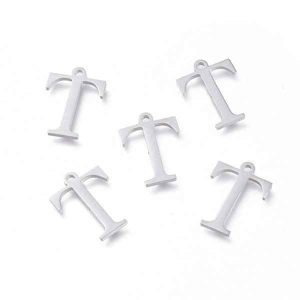 PandaHall 304 Stainless Steel Charms, Greek Alphabet, Stainless Steel Color, Letter.T, 14x10.5x1mm, Hole: 1.2mm 304 Stainless Steel Letter T
PandaHall 304 Stainless Steel Charms, Greek Alphabet, Stainless Steel Color, Letter.T, 14x10.5x1mm, Hole: 1.2mm 304 Stainless Steel Letter T