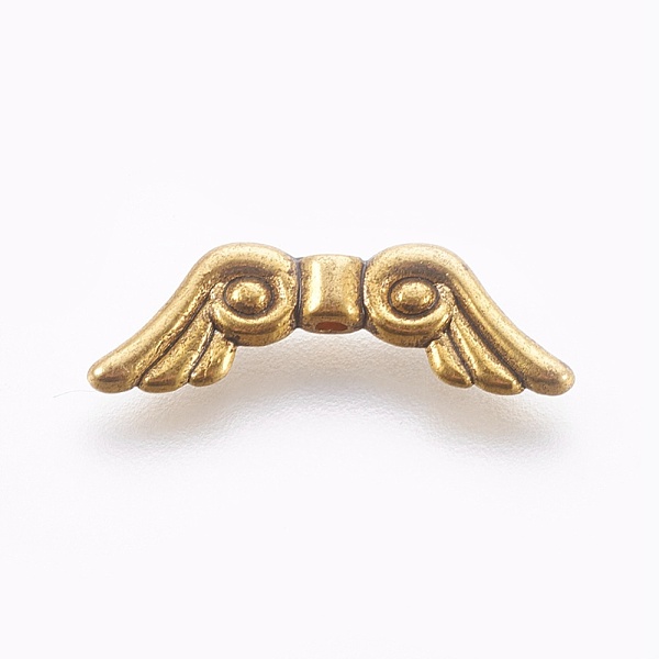 PandaHall Tibetan Style Alloy Beads, Wing, Antique Golden, 7x21x3mm, Hole: 1.2mm Alloy Wing
PandaHall Tibetan Style Alloy Beads, Wing, Antique Golden, 7x21x3mm, Hole: 1.2mm Alloy Wing