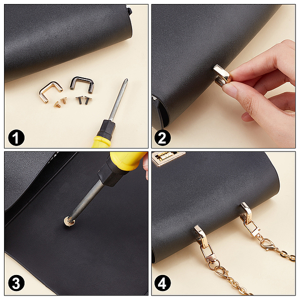 PandaHall WADORN 24 Sets 2 Colors Zinc Alloy Handbag Suspension Clasp, with Screws, Metal Connector Buckles for Bag, Gunmetal & Golden...
PandaHall WADORN 24 Sets 2 Colors Zinc Alloy Handbag Suspension Clasp, with Screws, Metal Connector Buckles for Bag, Gunmetal & Golden...