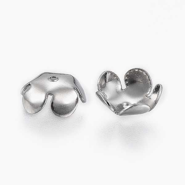 PandaHall 304 Stainless Steel Bead Cap, 5-Petal, Flower, Stainless Steel Color, 3mm, Hole: 0.8mm 304 Stainless Steel
PandaHall 304 Stainless Steel Bead Cap, 5-Petal, Flower, Stainless Steel Color, 3mm, Hole: 0.8mm 304 Stainless Steel