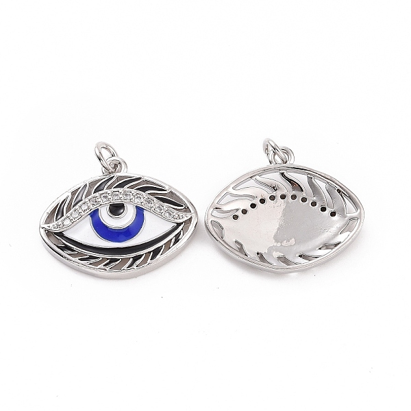 PandaHall Brass Micro Pave Cubic Zirconia Pendants, with Enamel Evil Eye and Jump Ring, Platinum, 19x23x4mm, Hole: 3mm Brass+Cubic..., Blue
PandaHall Brass Micro Pave Cubic Zirconia Pendants, with Enamel Evil Eye and Jump Ring, Platinum, 19x23x4mm, Hole: 3mm Brass+Cubic..., Blue