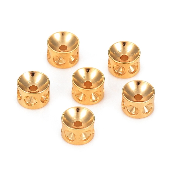 PandaHall 304 Stainless Steel Bead Rhinestone Settings, Column, Golden, Fit For 2mm Rhinestone, 6x4mm, Hole: 1.8mm 304 Stainless Steel...
PandaHall 304 Stainless Steel Bead Rhinestone Settings, Column, Golden, Fit For 2mm Rhinestone, 6x4mm, Hole: 1.8mm 304 Stainless Steel...