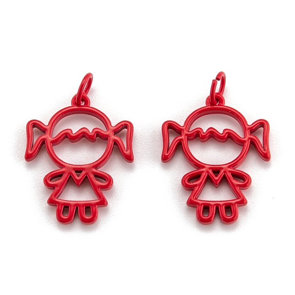 PandaHall Spray Painted Brass Pendants, Girl, Red, 20x16x2mm, Hole: 3mm Brass Human Red
PandaHall Spray Painted Brass Pendants, Girl, Red, 20x16x2mm, Hole: 3mm Brass Human Red