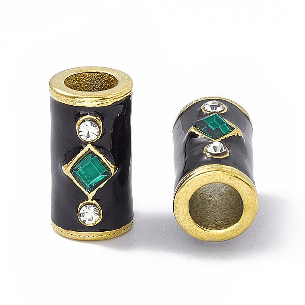PandaHall Ion Plating(IP) 304 Stainless Steel Rhinestone Beads, with Enamel, Column with Rhombus, Golden, Black, 20x14x10.5mm, Hole: 6.5mm...
PandaHall Ion Plating(IP) 304 Stainless Steel Rhinestone Beads, with Enamel, Column with Rhombus, Golden, Black, 20x14x10.5mm, Hole: 6.5mm...