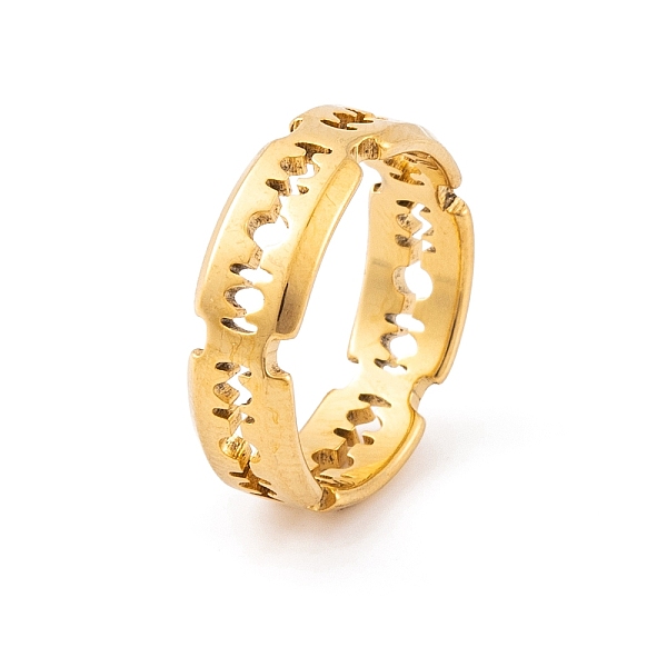 PandaHall Titanium Steel Cutting Blade Finger Ring for Men Women, Golden, Inner Diameter: 17mm Titanium Steel
PandaHall Titanium Steel Cutting Blade Finger Ring for Men Women, Golden, Inner Diameter: 17mm Titanium Steel