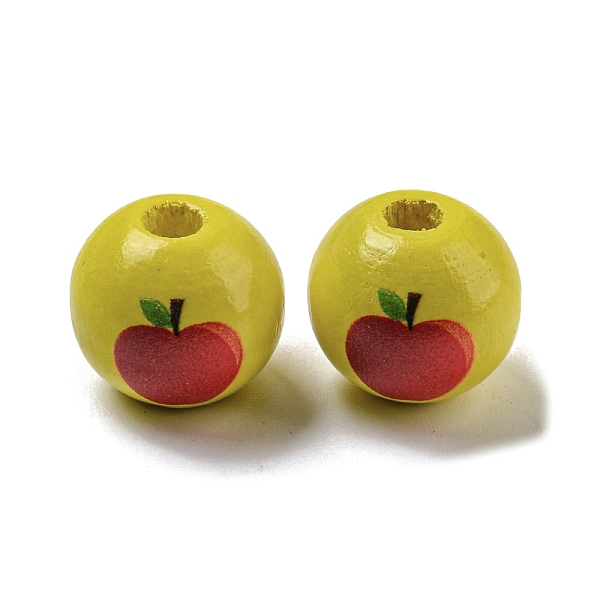 PandaHall Printed Wood European Beads, Large Hole Beads, Round, Yellow, 16~16.5x14.5~15mm, Hole: 4mm Wood Round Yellow
PandaHall Printed Wood European Beads, Large Hole Beads, Round, Yellow, 16~16.5x14.5~15mm, Hole: 4mm Wood Round Yellow